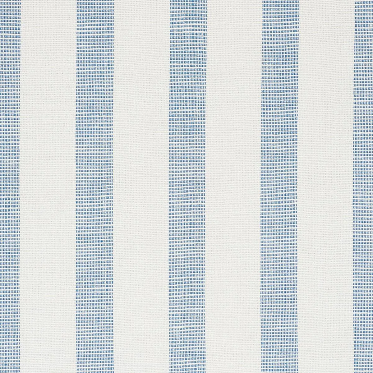 Schumacher 77562 Ketley Performance Stripe Blue fabric swatch