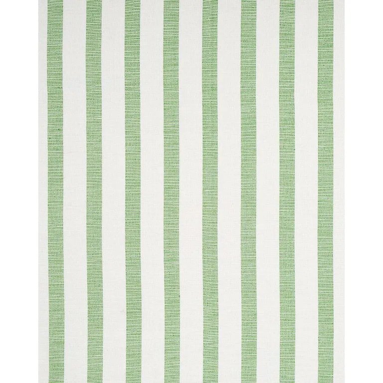 Schumacher 77565 Ketley Performance Stripe Green fabric swatch