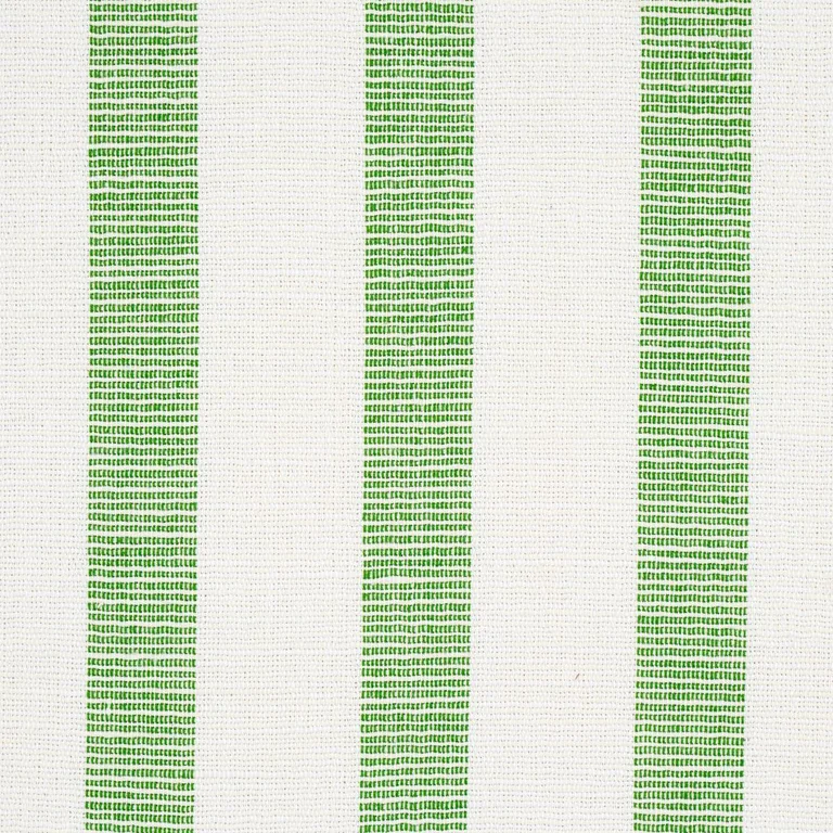 Schumacher 77565 Ketley Performance Stripe Green fabric swatch