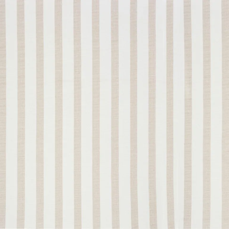 Schumacher 77560 Ketley Performance Stripe Natural fabric swatch