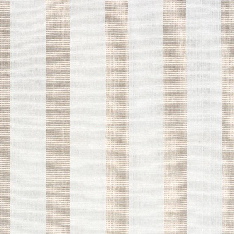 Schumacher 77560 Ketley Performance Stripe Natural fabric swatch