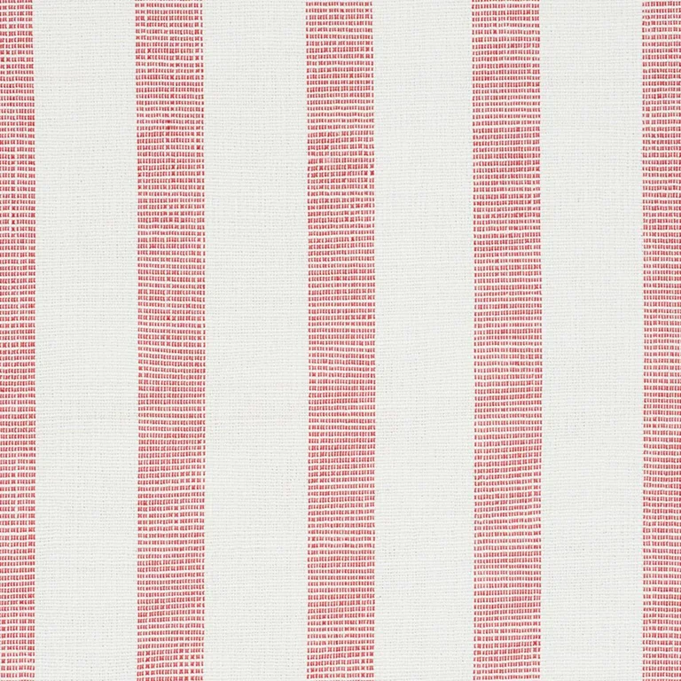 Schumacher 77561 Ketley Performance Stripe Red fabric swatch