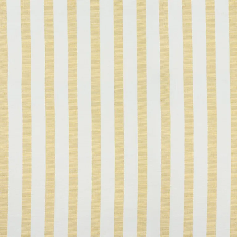 Schumacher 77563 Ketley Performance Stripe Yellow fabric swatch
