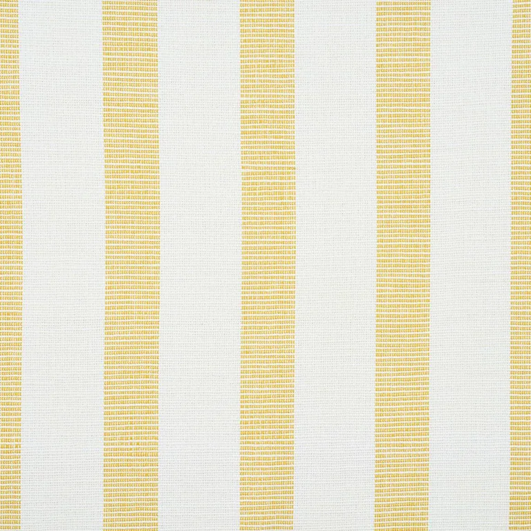 Schumacher 77563 Ketley Performance Stripe Yellow fabric swatch