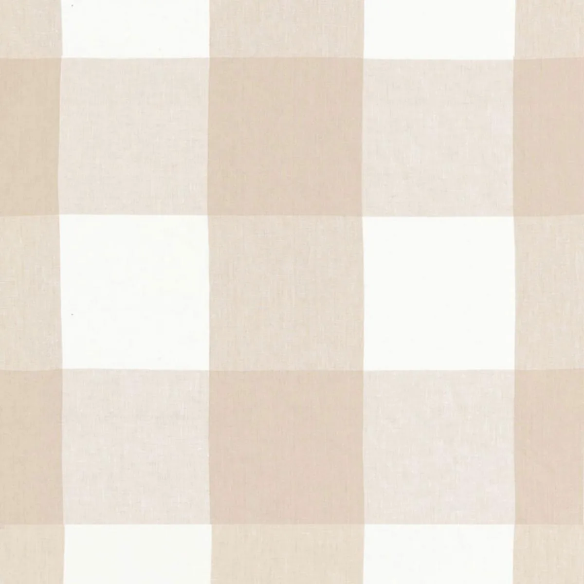 Schumacher 68371 Key Largo Check Sahara fabric swatch