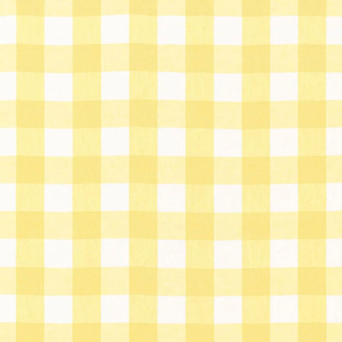Schumacher 68013 Key West Check Sunflower fabric swatch