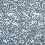 Schumacher 2603275 Khan's Park Chambray fabric swatch
