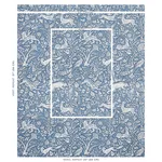 Schumacher 2603275 Khan's Park Chambray fabric swatch