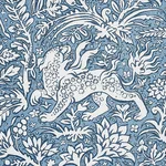 Schumacher 2603275 Khan's Park Chambray fabric swatch