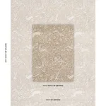 Schumacher 2603274 Khan's Park Gray Beige fabric swatch