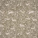 Schumacher 2603272 Khan's Park Khaki Olive fabric swatch