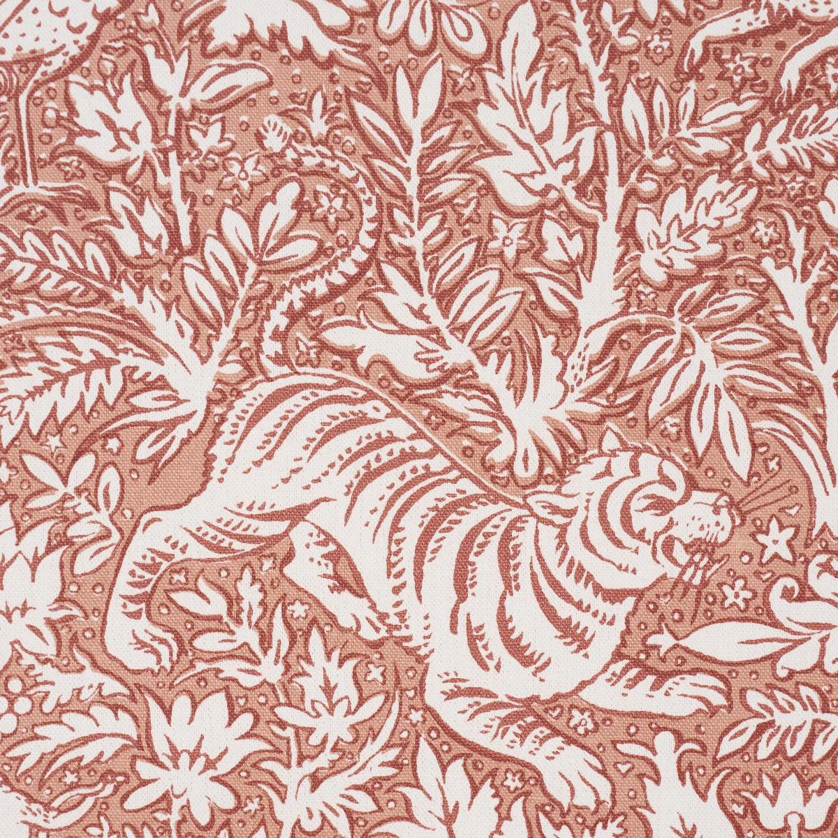 Schumacher 2603277 Khan's Park Mediterranean Spice fabric swatch