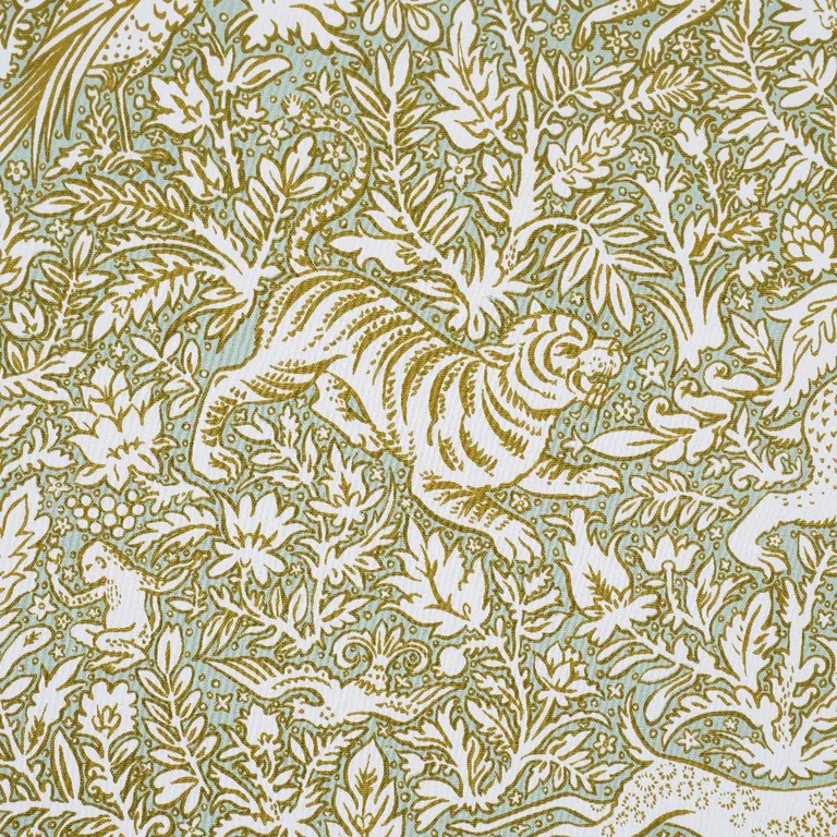 Schumacher 2603276 Khan's Park Sage fabric swatch