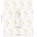 Schumacher 178333 Khilana Floral Marigold fabric swatch