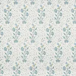 Schumacher 178331 Khilana Floral Peacock fabric swatch