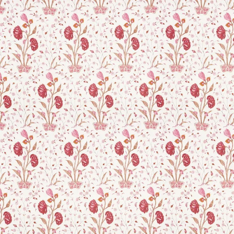 Schumacher 178332 Khilana Floral Rose fabric swatch