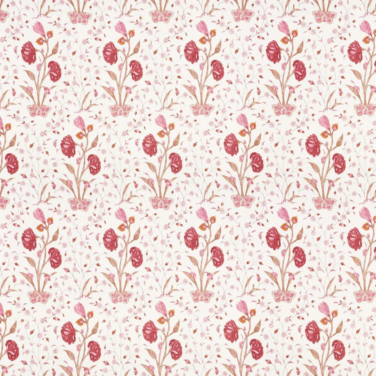 Schumacher 178332 Khilana Floral Rose fabric swatch