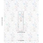 Schumacher 178334 Khilana Floral Sky fabric swatch