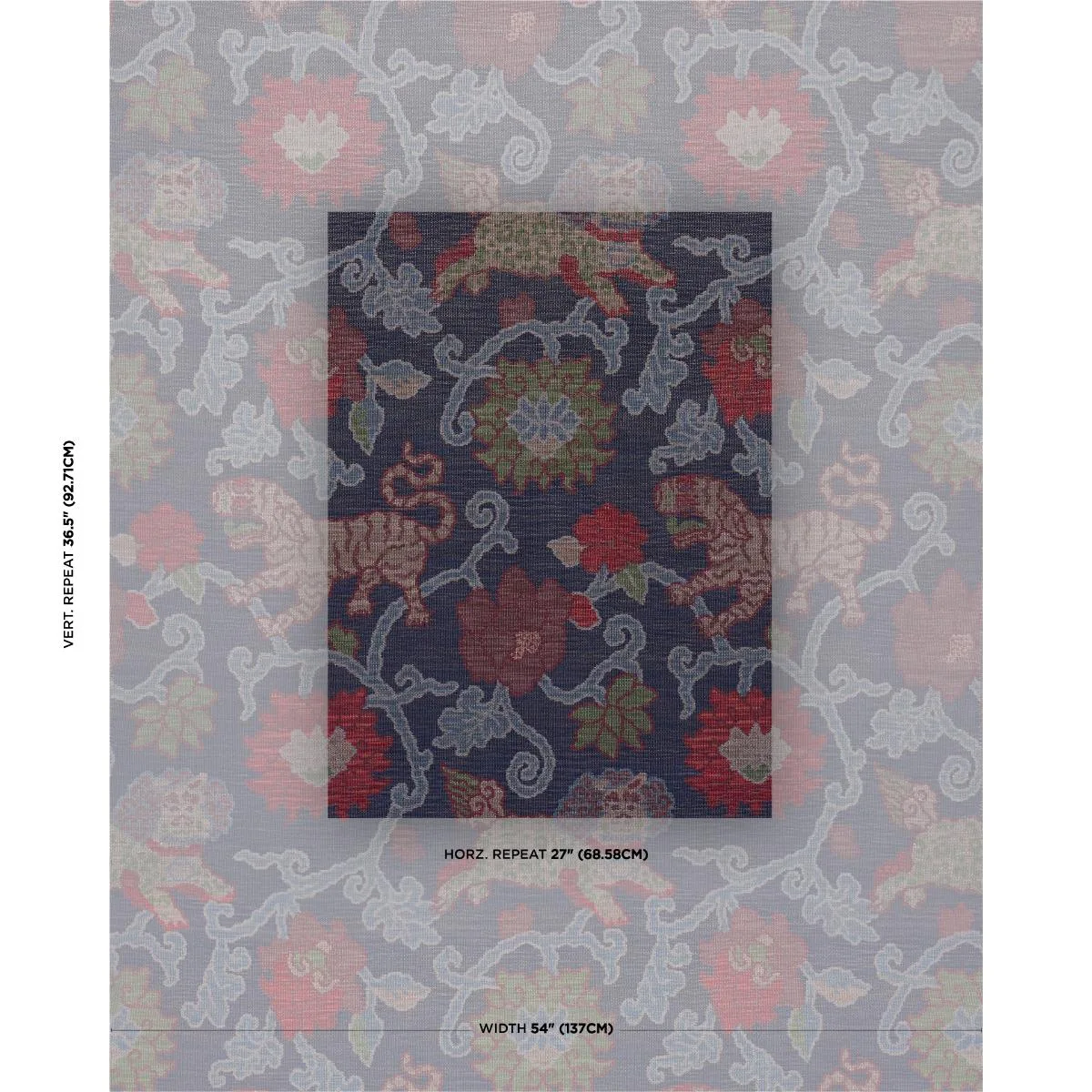 Schumacher 62682 Khotan Weave Tapestry fabric swatch
