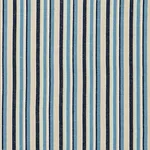 Schumacher 66030 Kiawah Stripe Indigo fabric swatch