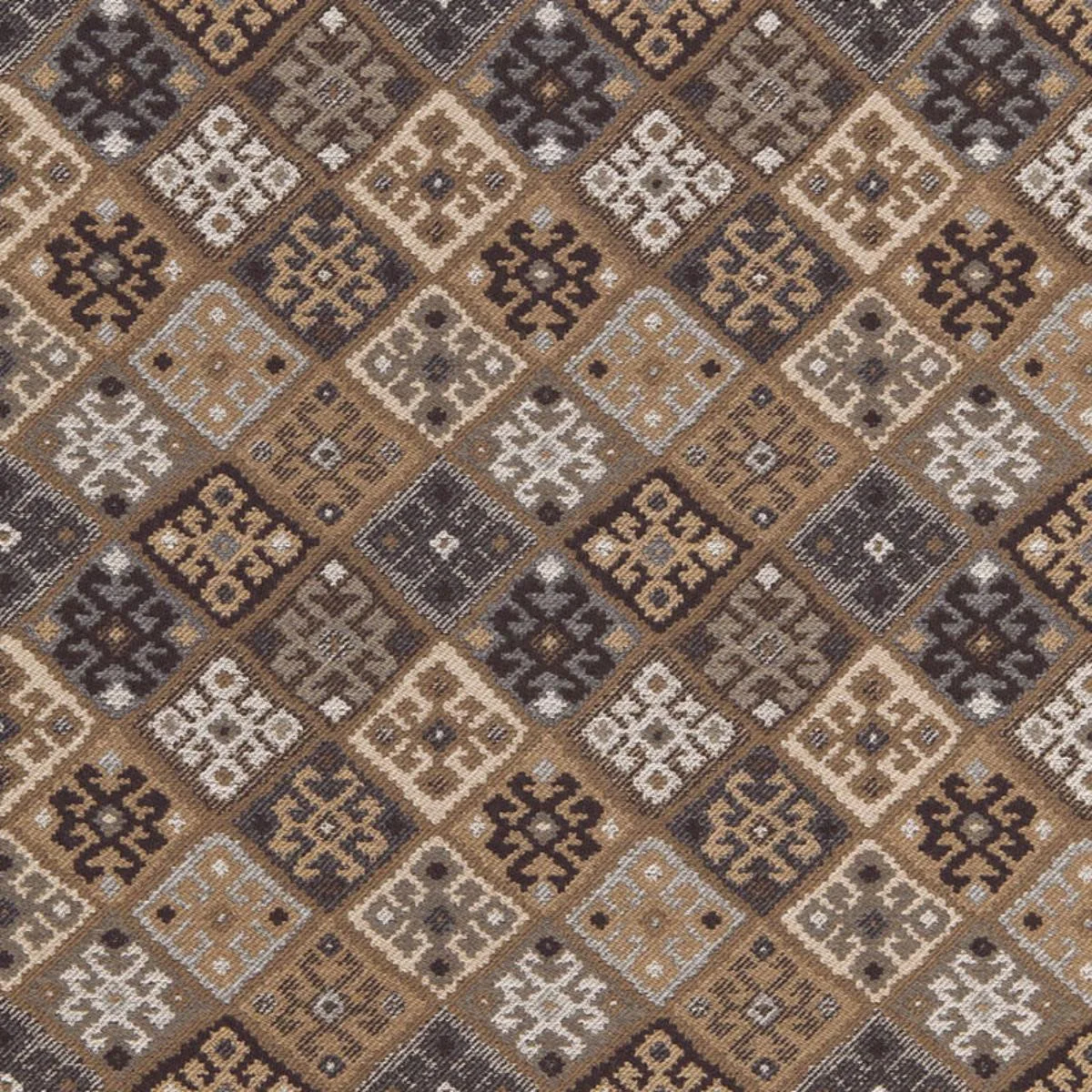 Schumacher 67140 Kilim Weave Buckskin fabric swatch