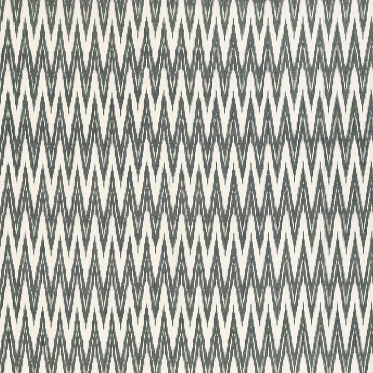 Schumacher 67490 Kilimanjaro Ikat Charcoal fabric swatch