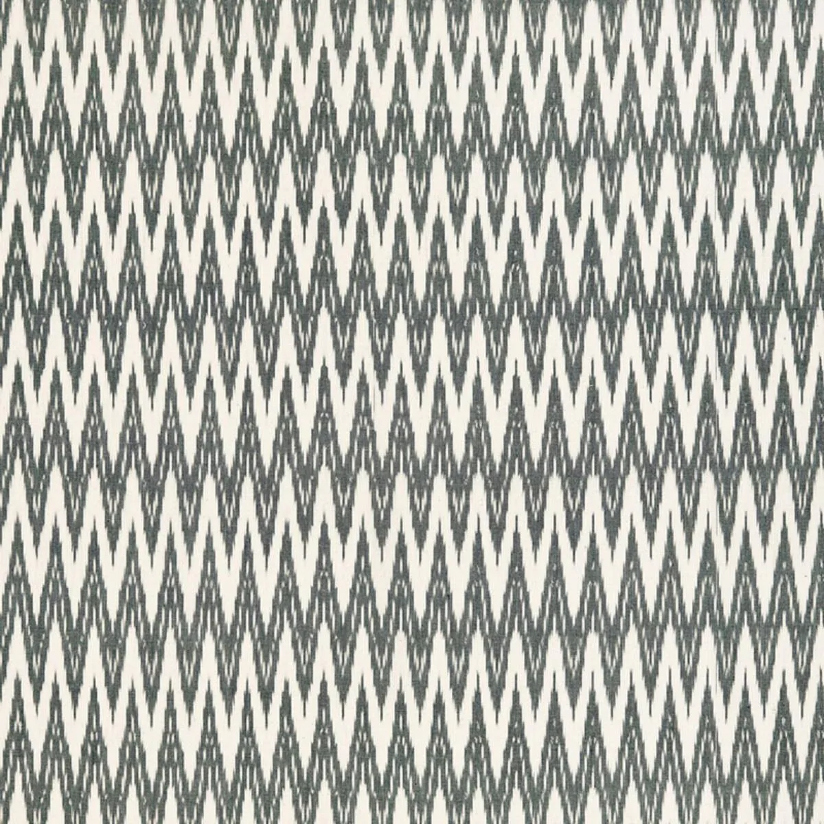 Schumacher 67490 Kilimanjaro Ikat Charcoal fabric swatch