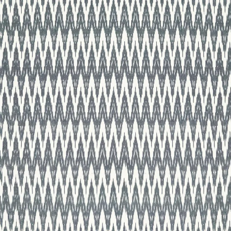 Schumacher 67492 Kilimanjaro Ikat Denim fabric swatch