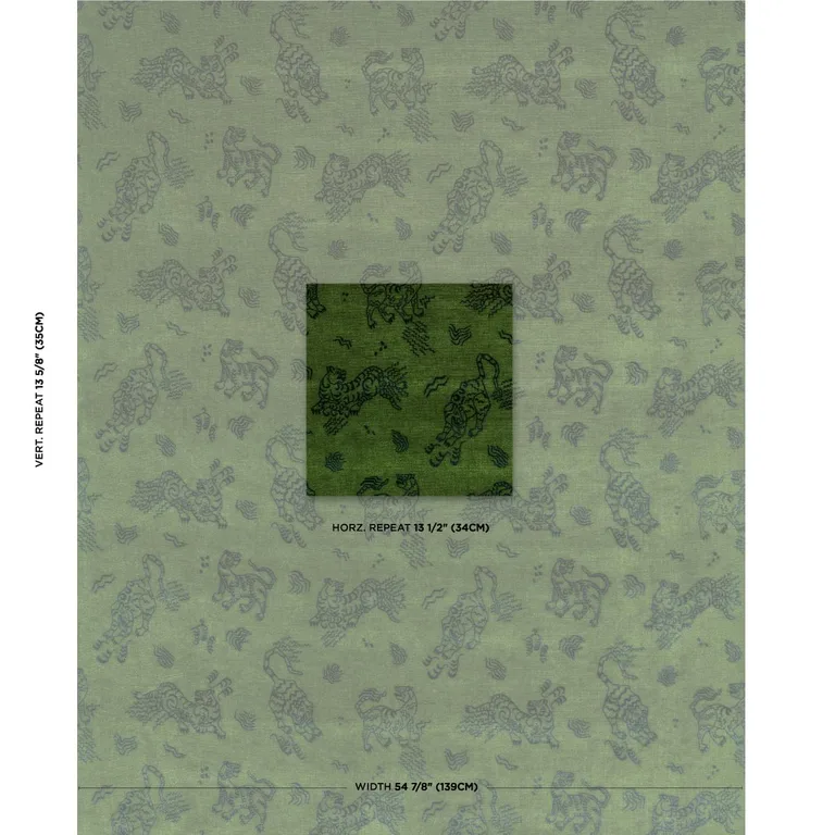 Schumacher 82171 Kinabalu Velvet Emerald fabric swatch