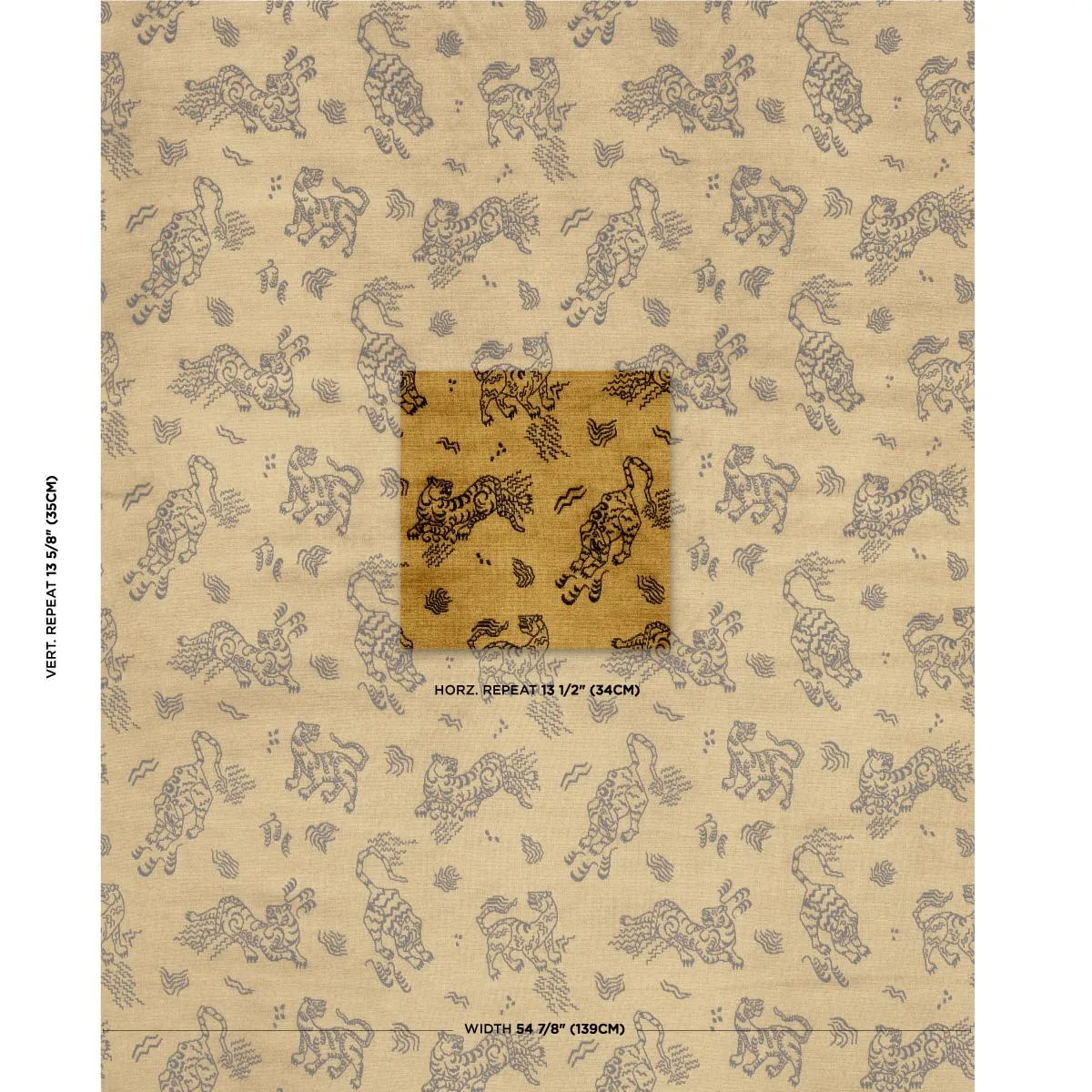 Schumacher 82170 Kinabalu Velvet Gold fabric swatch