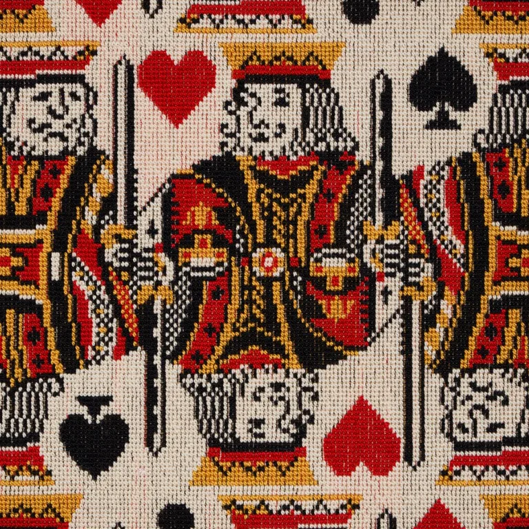 Schumacher 83010 King éPinglé Document fabric swatch