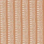 Schumacher 176136 Kiosk Burnt Orange fabric swatch