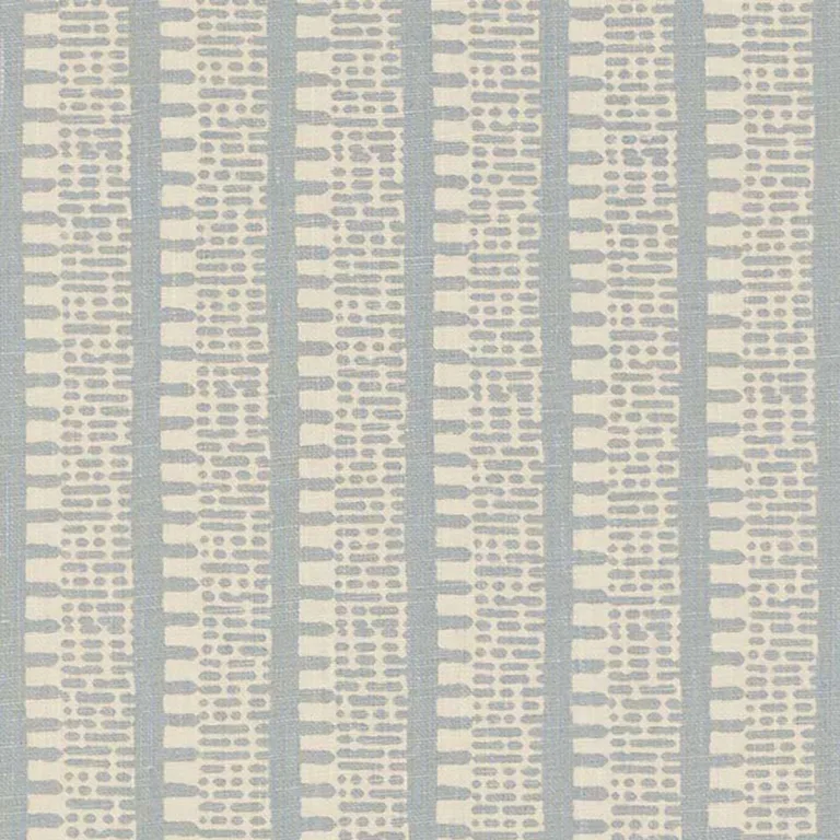 Schumacher 176134 Kiosk Orpington Blue fabric swatch