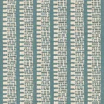 Schumacher 176135 Kiosk Peacock Blue fabric swatch