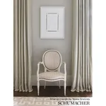 Schumacher 176132 Kiosk Straw fabric swatch