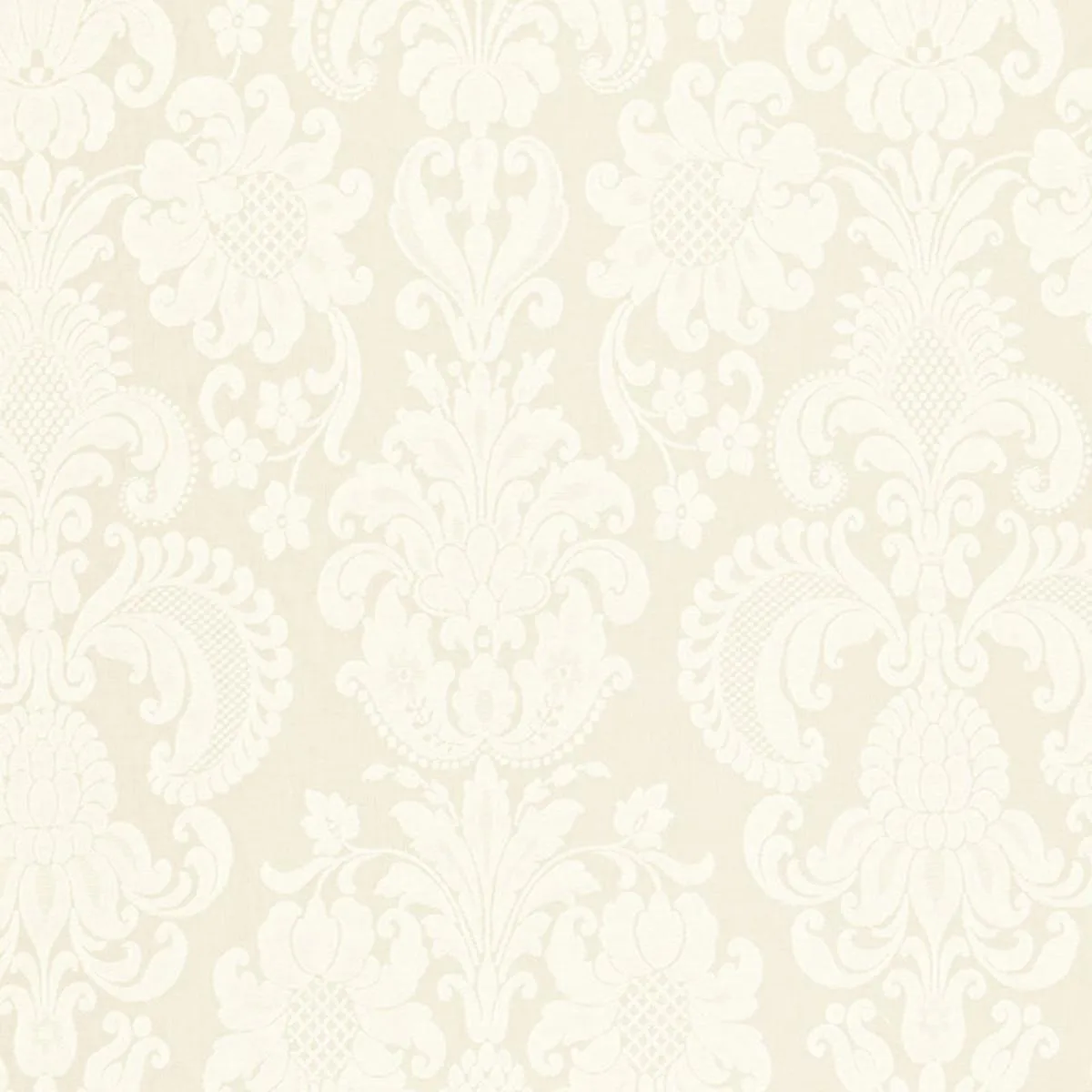 Schumacher 66371 Kirkmicha Jacquard Sheer Ecru fabric swatch
