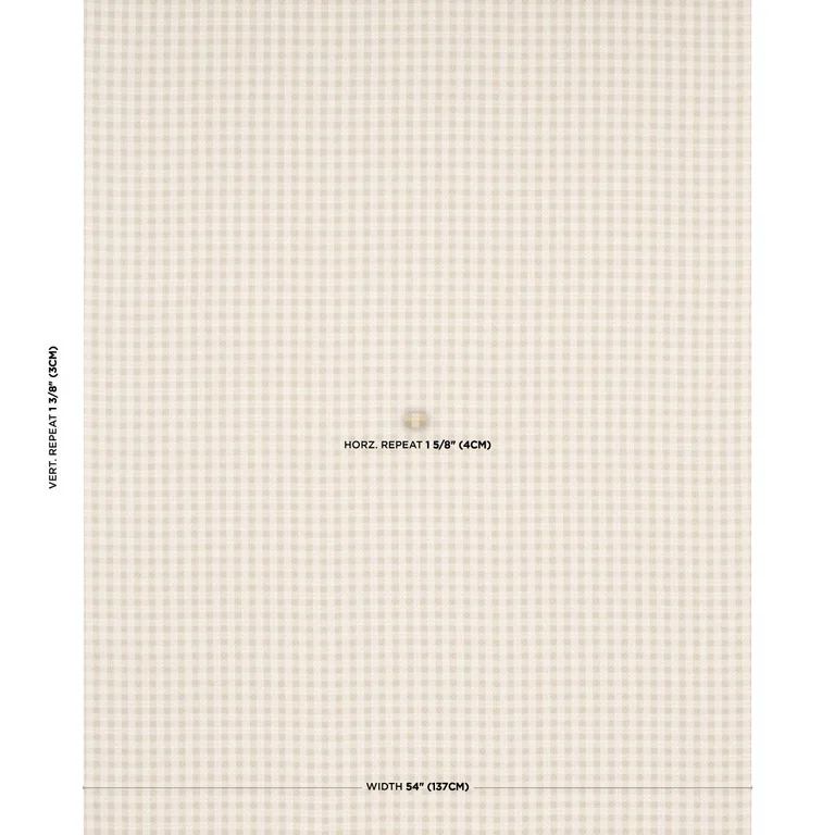 Schumacher 87130 Kit Plaid Neutral fabric swatch