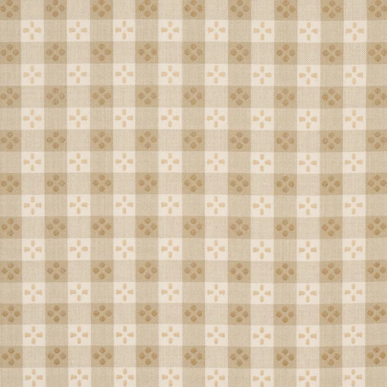 Schumacher 87130 Kit Plaid Neutral fabric swatch