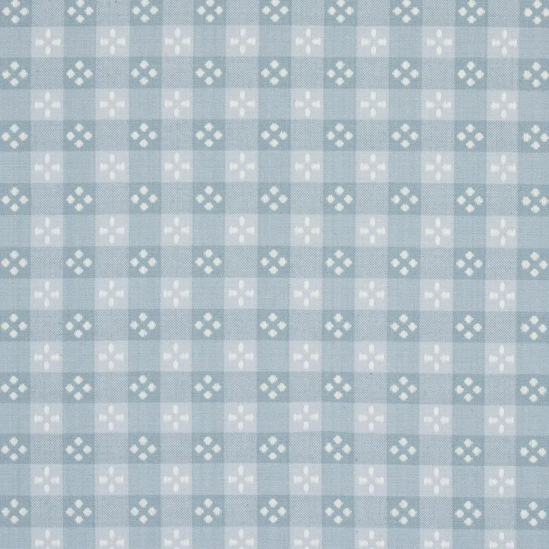 Schumacher 87132 Kit Plaid Sky fabric swatch