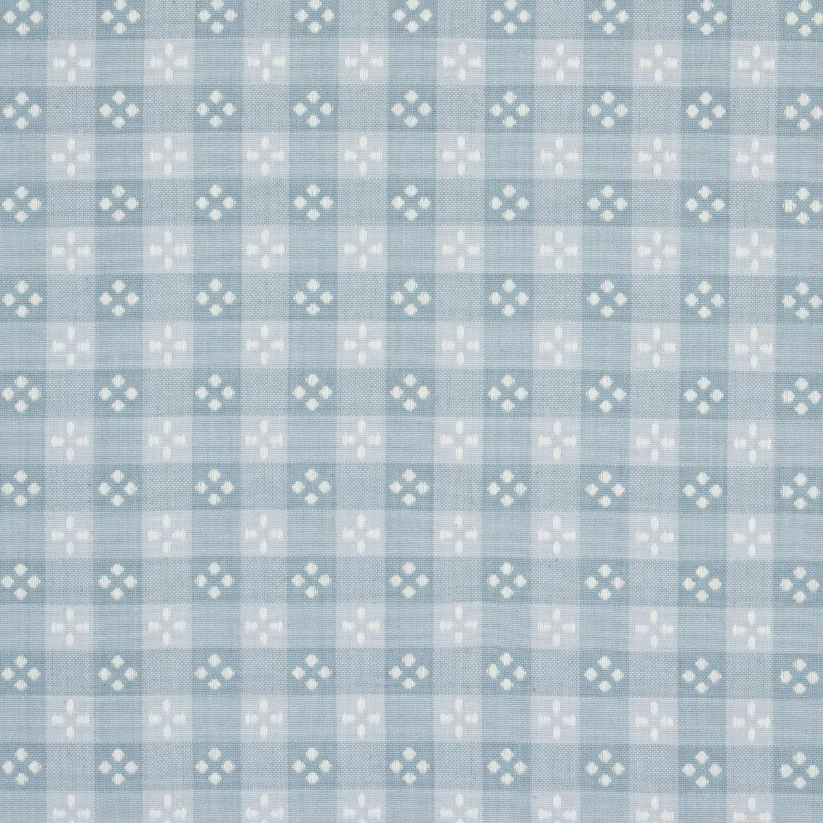 Schumacher 87132 Kit Plaid Sky fabric swatch