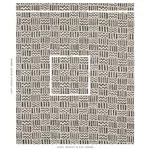 Schumacher 79760 Kudu Black fabric swatch