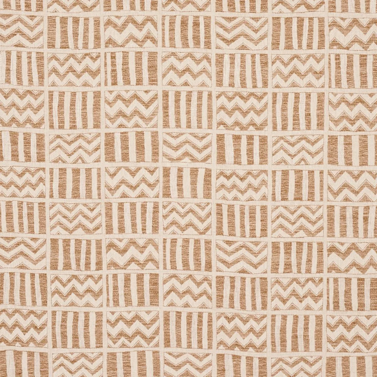 Schumacher 79761 Kudu Sand fabric swatch