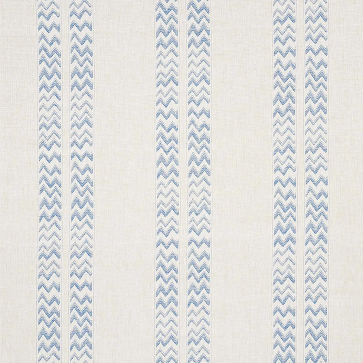 Schumacher 69971 Kudu Stripe Blue fabric swatch