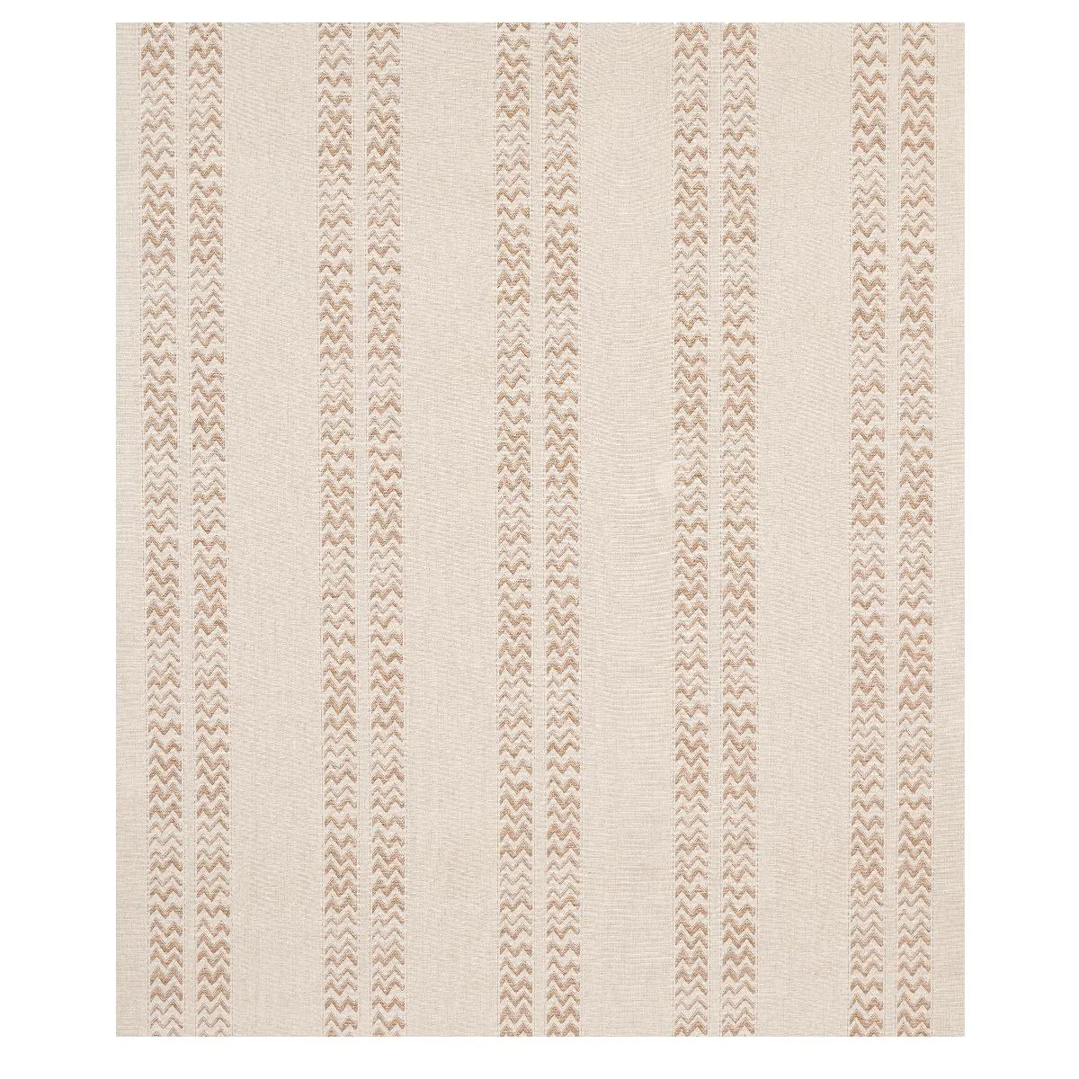 Schumacher 69972 Kudu Stripe Sand fabric swatch