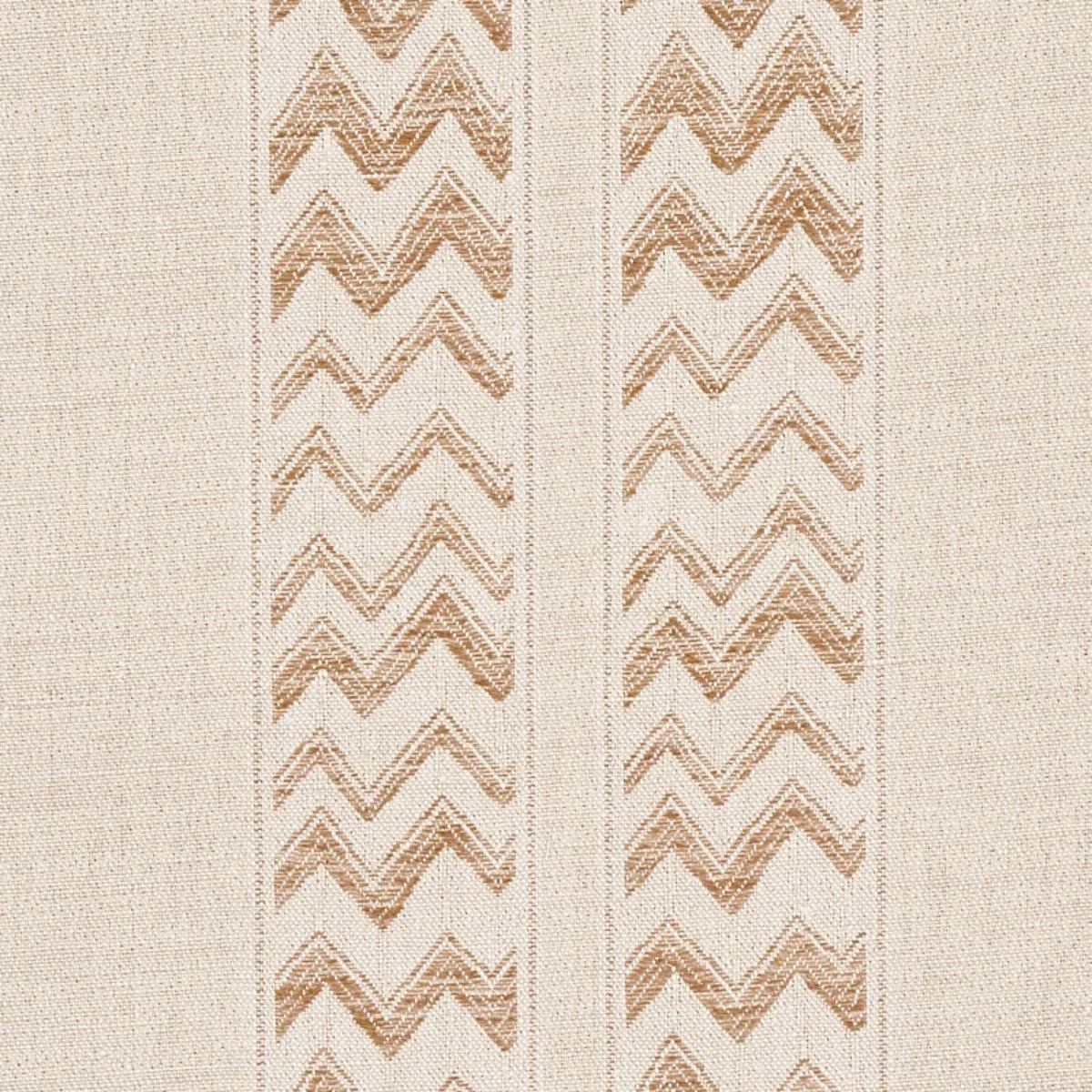 Schumacher 69972 Kudu Stripe Sand fabric swatch