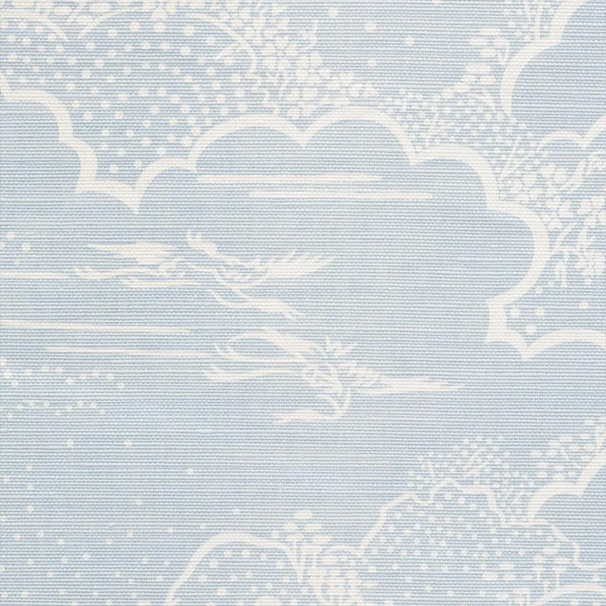 Schumacher 177521 Kumo Village Sky fabric swatch