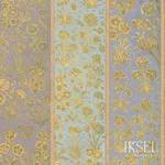 Schumacher RF925ACS01 Kutch Behar Stripe Cotton Original fabric swatch