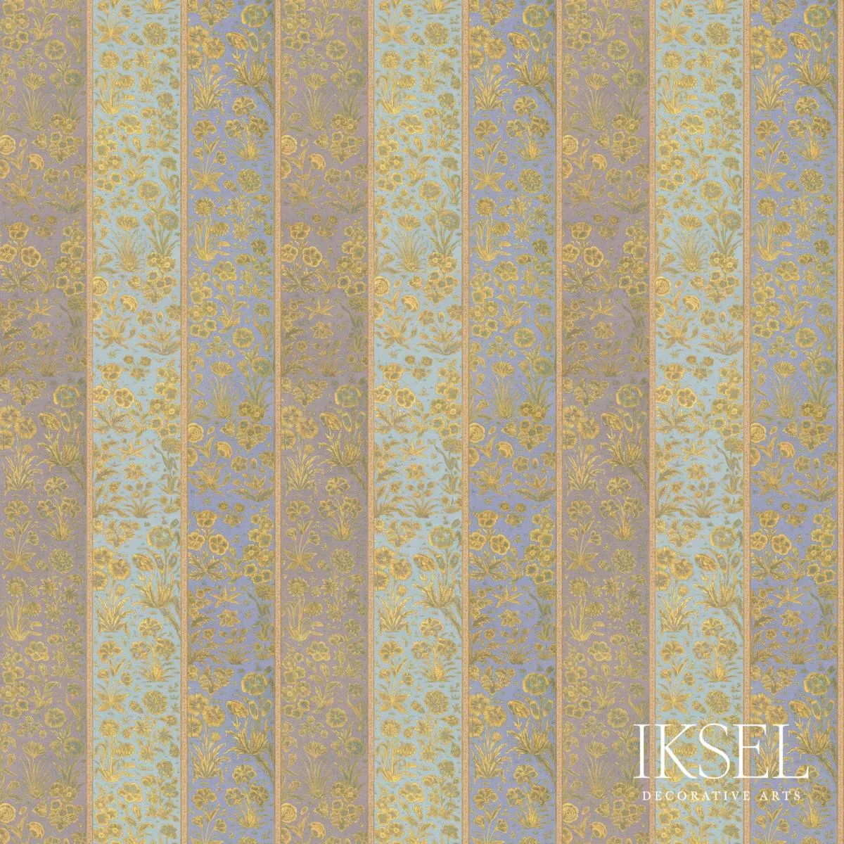 Schumacher RF925ACS01 Kutch Behar Stripe Cotton Original fabric swatch