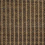 Schumacher 86680 Kyara Handwoven Brown & Black fabric swatch