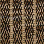 Schumacher 86680 Kyara Handwoven Brown & Black fabric swatch